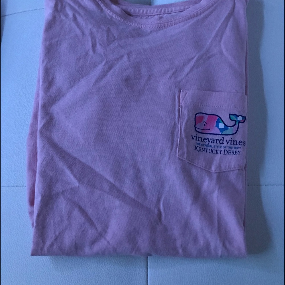 Vineyard vines pink shirt